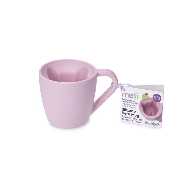 Melii Silicone Bear Mug - Pink