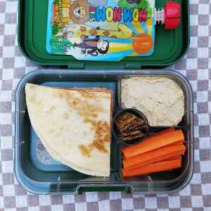 Preparing a packed lunch for a picky eater