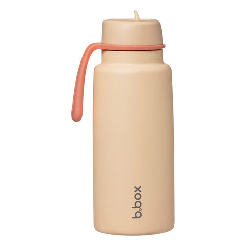 b.box Insulated Flip Top 1 Litre Bottle - melon mist