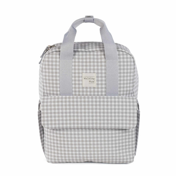 Walking Mum Rucksack - I Love Vichy GREY