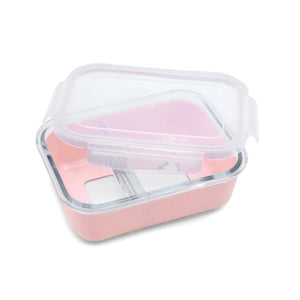 Melii Glass Meal Prep bento box - Pink