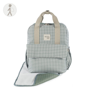 Walking Mum Rucksack - I Love Vichy GREEN