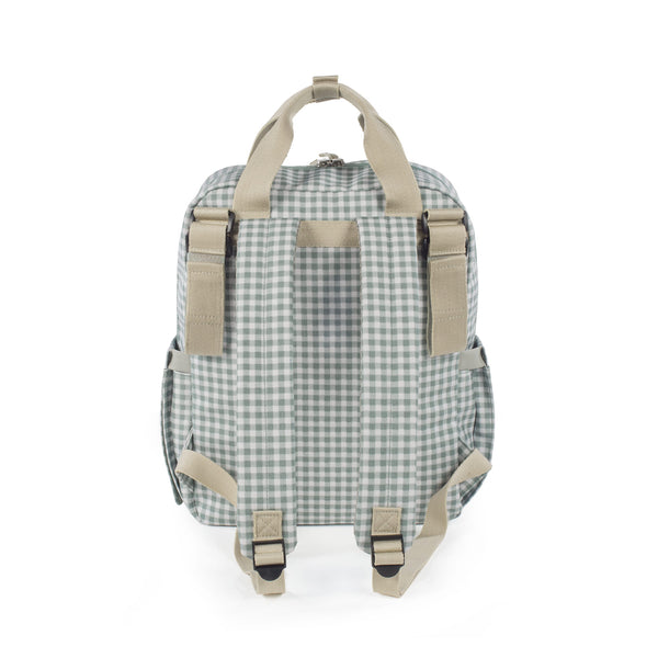 Walking Mum Rucksack - I Love Vichy GREEN