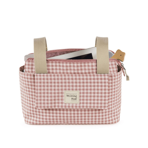 Walking Mum Organizer Bag - I Love Vichy PINK