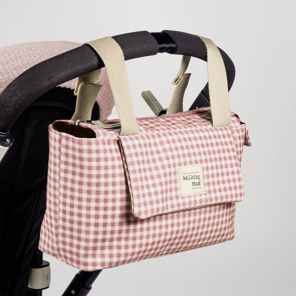 Walking Mum Organizer Bag - I Love Vichy PINK