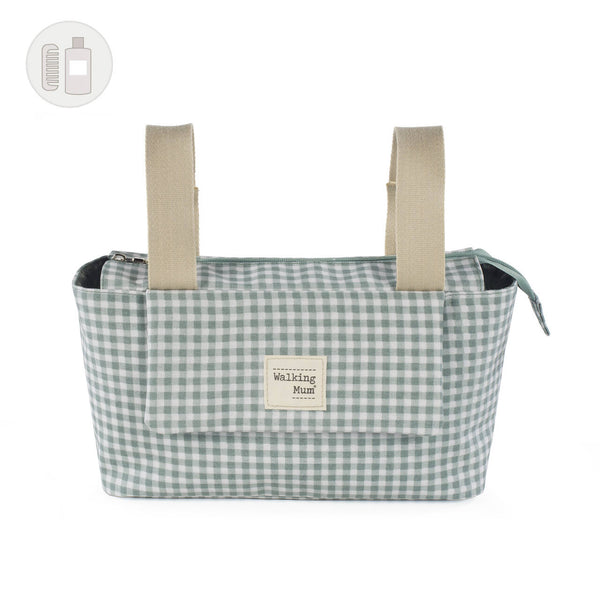 Walking Mum Organizer Bag - I Love Vichy GREEN