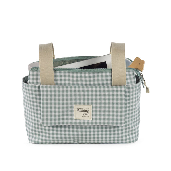 Walking Mum Organizer Bag - I Love Vichy GREEN