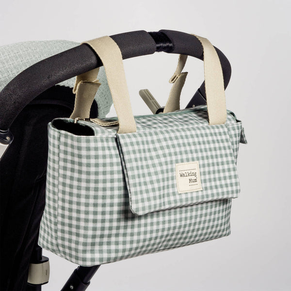 Walking Mum Organizer Bag - I Love Vichy GREEN