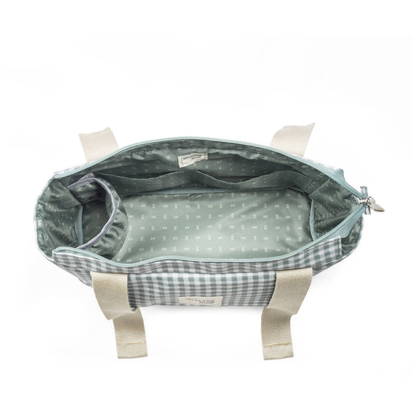 Walking Mum Organizer Bag - I Love Vichy GREEN