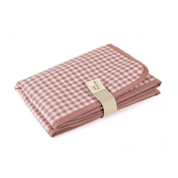 Walking Mum Changing Mat - I Love Vichy PINK