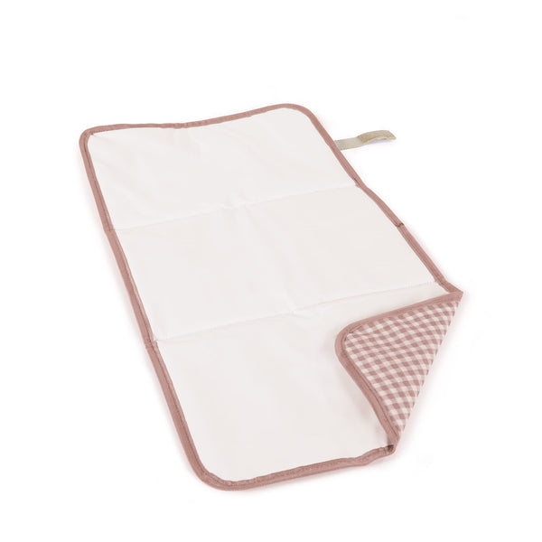 Walking Mum Changing Mat - I Love Vichy PINK