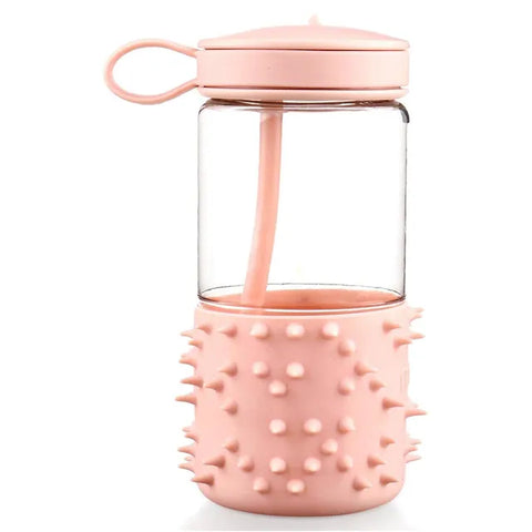 Melii Spikey Water Bottle - Pastel Pink