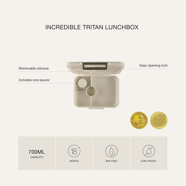 Citron Incredible Tritan Lunchbox - Dino Green