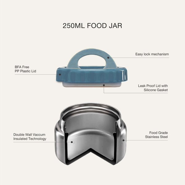 Insulted Food Jar Small 250ml - Blue Original