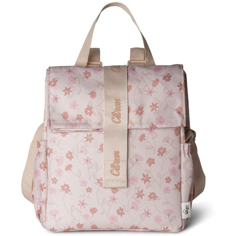 Insulated Roll-up Lunchbag - Flowers