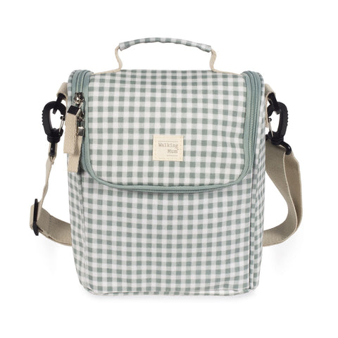 Walking Mum Insulated Bottle Bag - I Love Vichy GREEN