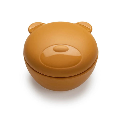 Melii Silicone Bowl with Lid - Bear