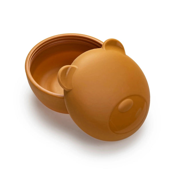 Melii Silicone Bowl with Lid - Bear