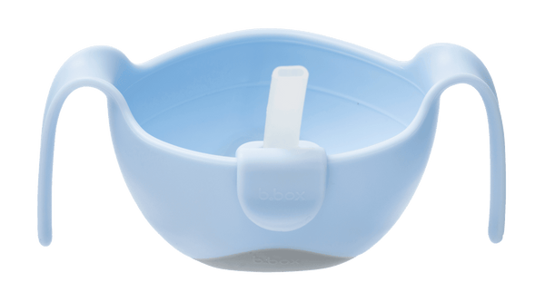 b.box Bowl and Straw - Bubblegum