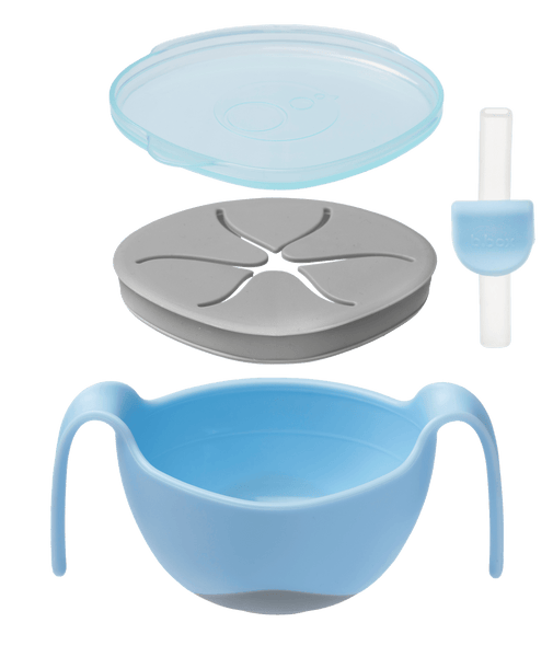 b.box Bowl and Straw - Bubblegum