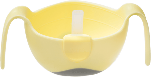 Bowl and Straw with easy grip handle and silicone straw