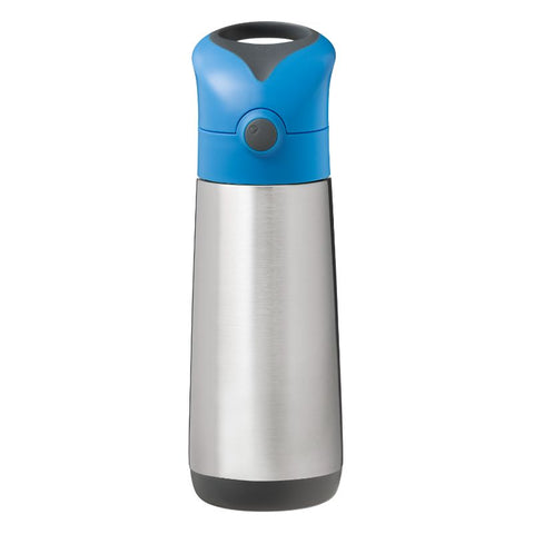 b.box Insulated Straw Bottle - 500ml – Blue Slate