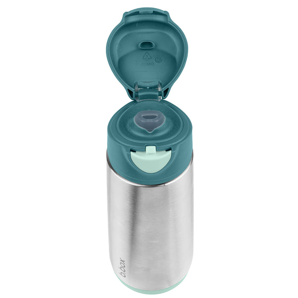 b.box Insulated Spout Bottle 500ml - Emerald Forest
