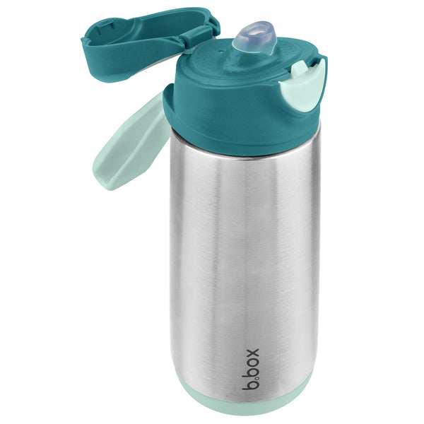 b.box Insulated Spout Bottle 500ml - Emerald Forest