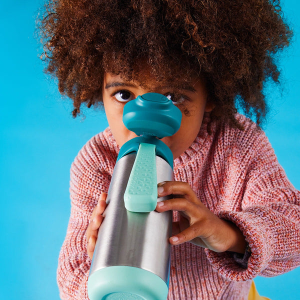 b.box Insulated Spout Bottle 500ml - Emerald Forest