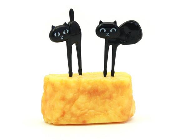 Food Picks - Cute Black Cats