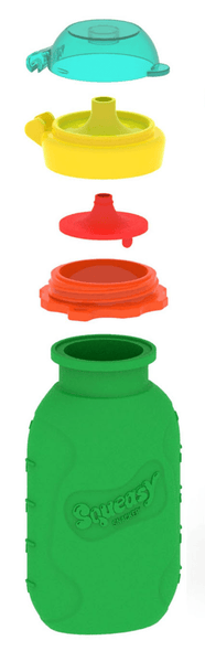 Squeasy Snacker, 180ml - reusable pouch blue
